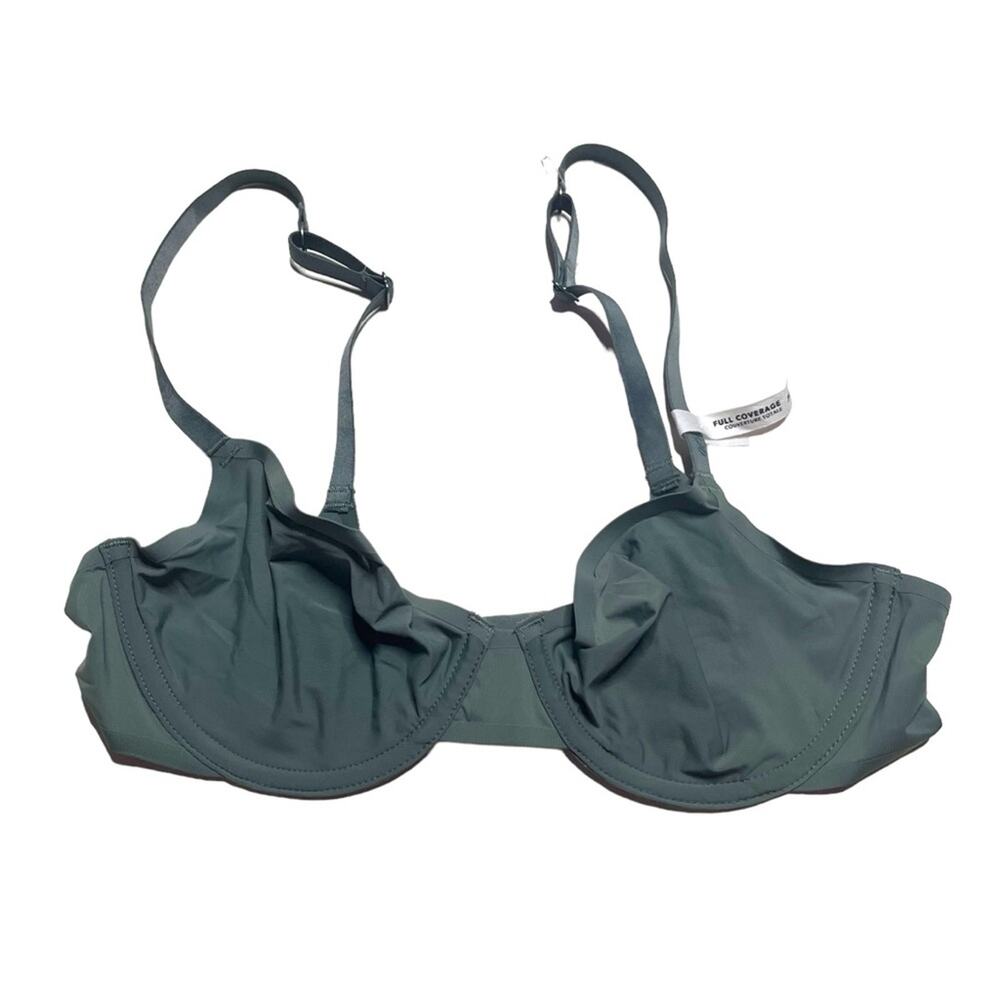 aerie SMOOTHEZ Unlined Bra Full Coverage Royal Palm Size 34B